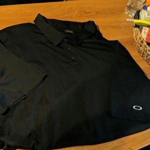 Oakley Men's 3xl Golf Polo Shirt Black